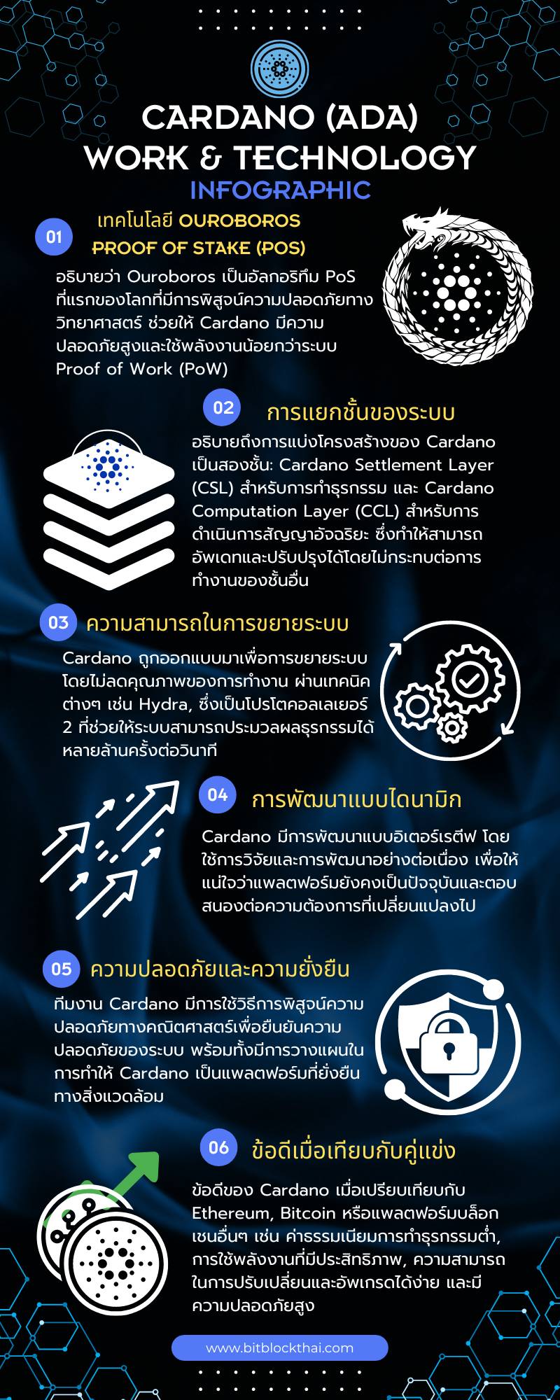 cardano work and technology thai